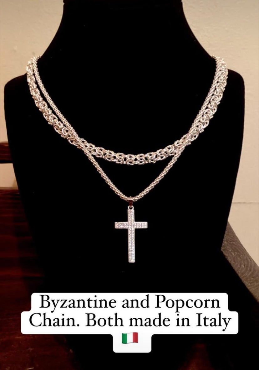 Silver Byzantine Chain