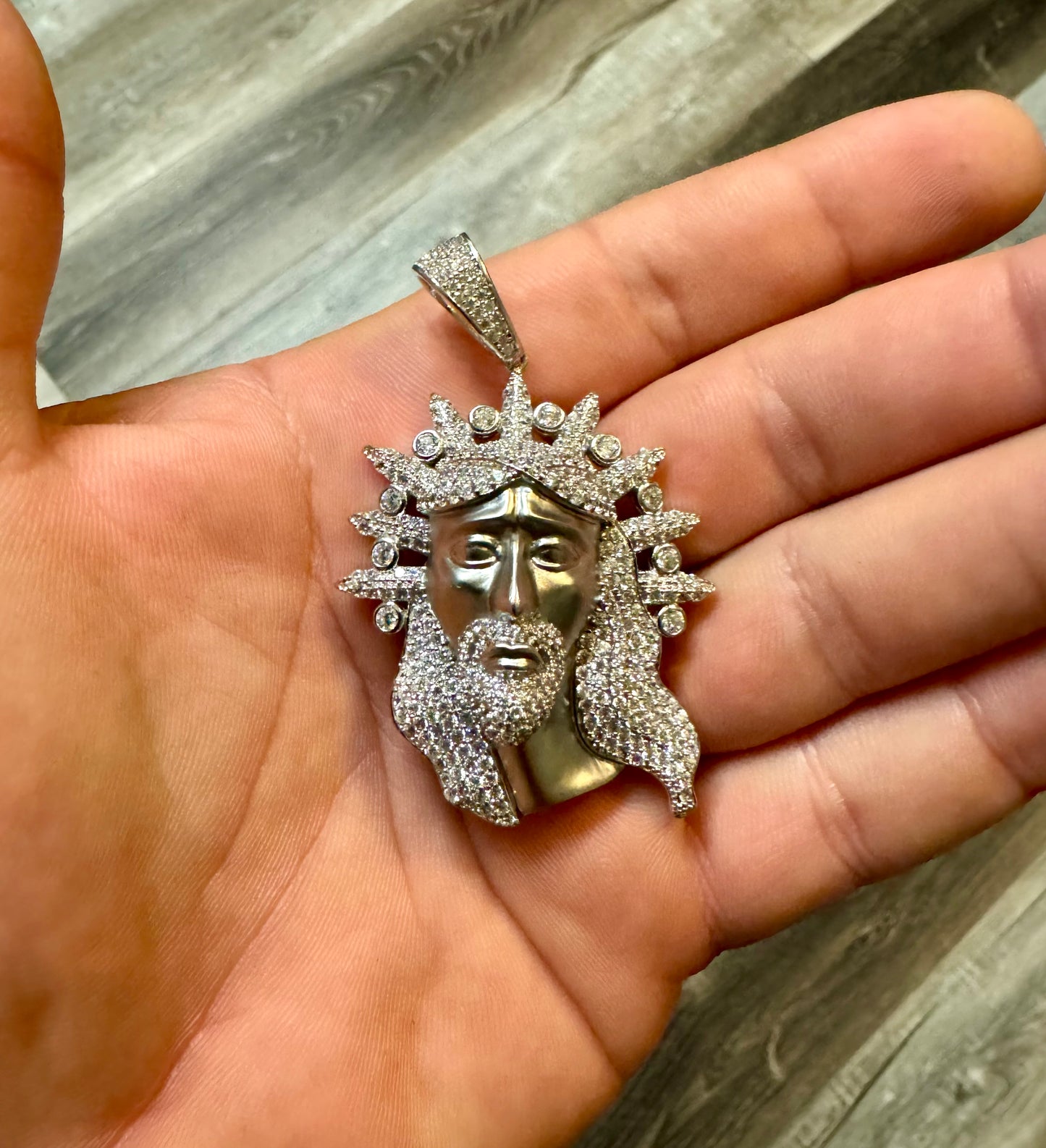 .925 Silver Jesus Pendant